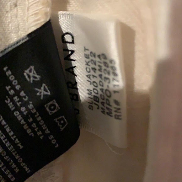 J Brand Cream Denim Jacket - Picture 7 of 8